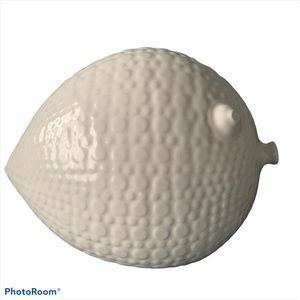 EUC Jonathan Adler Puffer Fish White